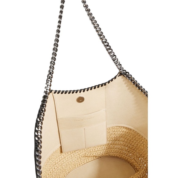 💕HP💕Stella McCartney Large black half and half tote bag - Picture 7 of 15